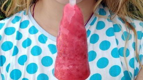 клубничный щербет