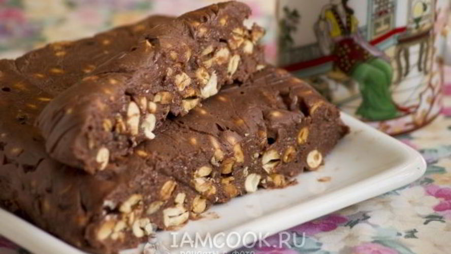 Рецепт щербета с арахисом