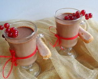 Шоколадная панна котта