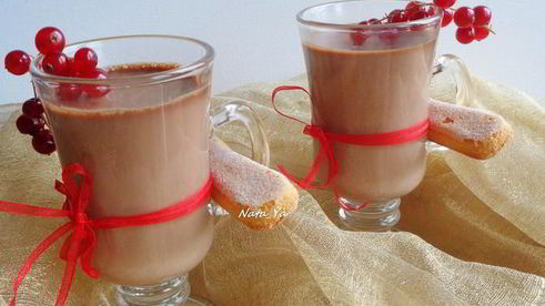 шоколадная панна котта