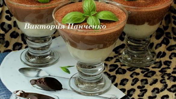 Рецепт Шоколадного десерта с базиликом