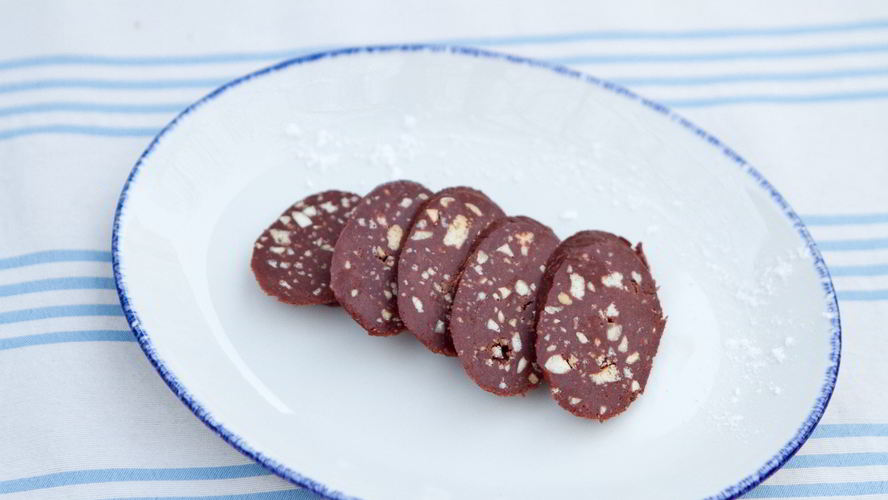 Рецепт сладкой колбасы