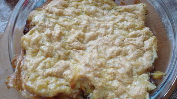 Рецепт Камбалы под сырным суфле по-французски