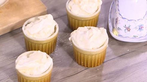 кокосовое суфле с ананасом