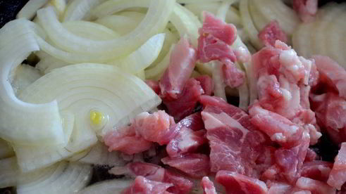 рисовое суфле с мясом