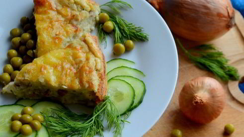 рисовое суфле с мясом