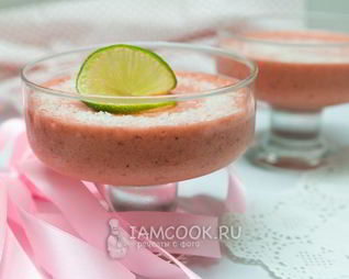 Суфле из клубники с желатином