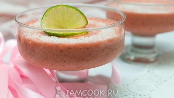 Рецепт Суфле из клубники с желатином