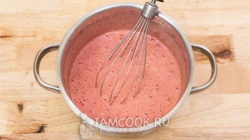 суфле из клубники с желатином