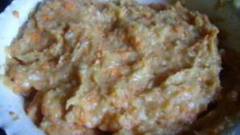 суфле из курицы с овощами