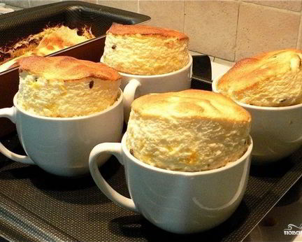 Суфле из курицы с сыром