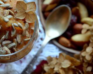 Суфле из запеченной айвы