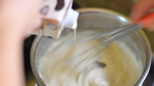 суфле с чеддером и кабачками