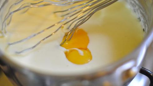 суфле с чеддером и кабачками