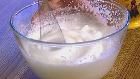 суфле с голубым сыром и мускатным орехом