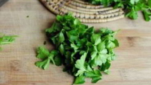 суфле с картофелем и колбасками