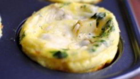 суфле с картофелем и колбасками