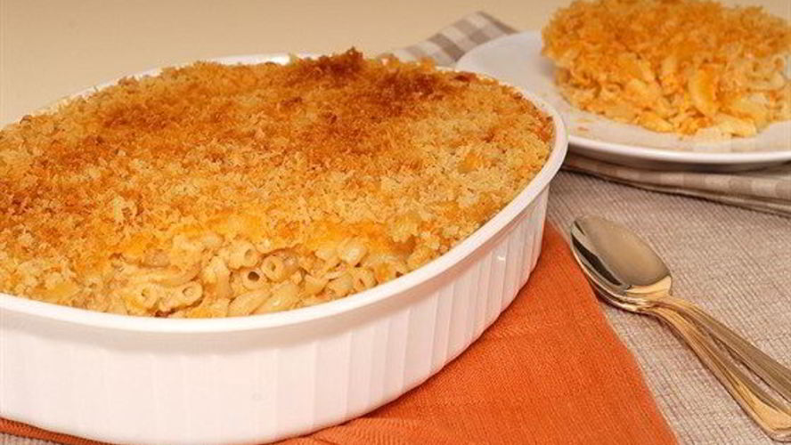 Рецепт суфле с макаронами и сыром