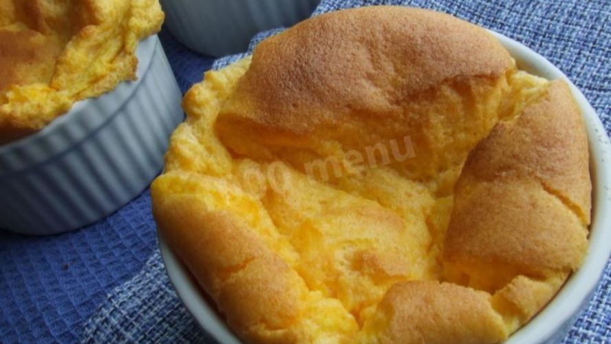 Рецепт суфле с тыквенным пюре