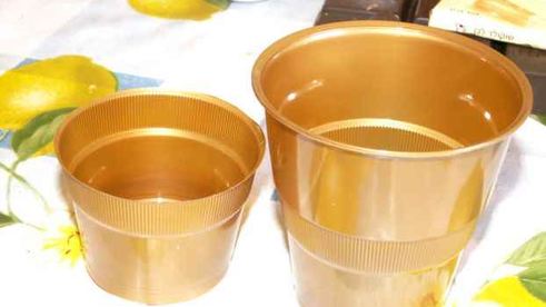 суфле в шоколадных стаканчиках