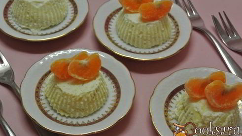 творожно-яблочное суфле