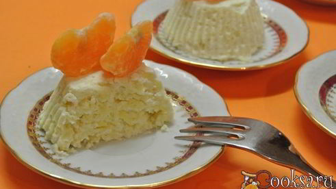 творожно-яблочное суфле