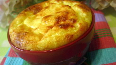 творожное суфле с изюмом