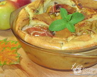 Яблоки в манном суфле