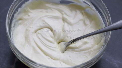 апельсиновый тирамису с мятным сиропом