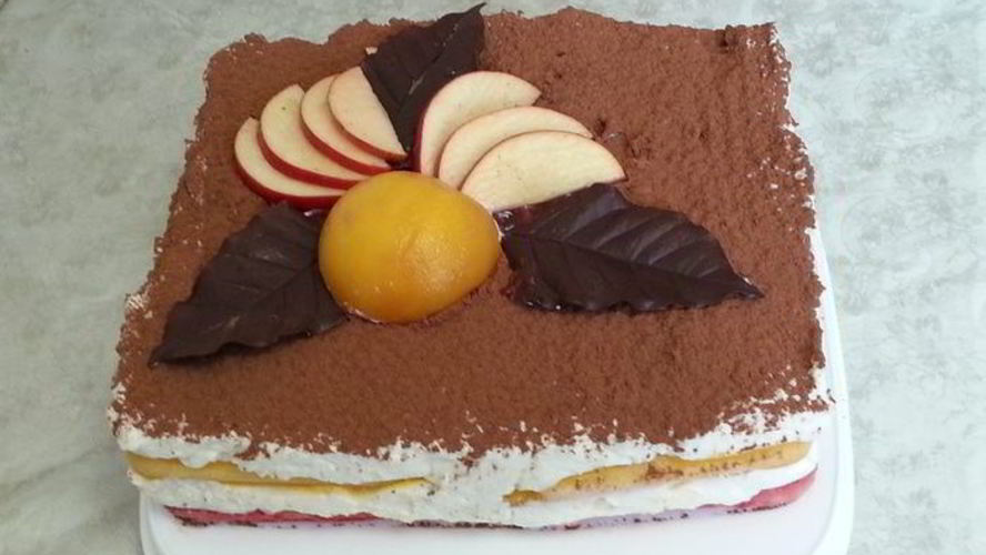 Рецепт фруктового тирамису для детей