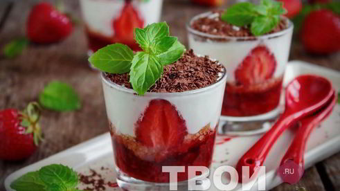 клубничное тирамису