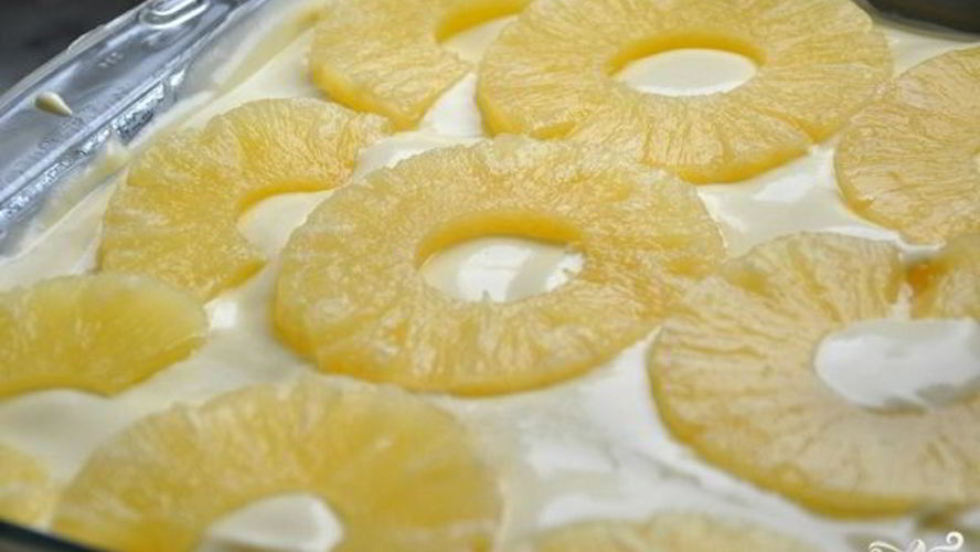 Рецепт тирамису с ананасами