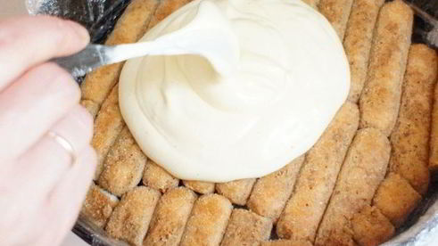 торт-мороженое семифредо-тирамису