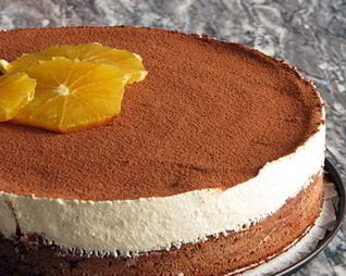 Торт-тирамису с апельсинами