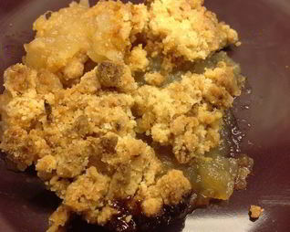 Яблочный крамбл