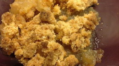 яблочный крамбл