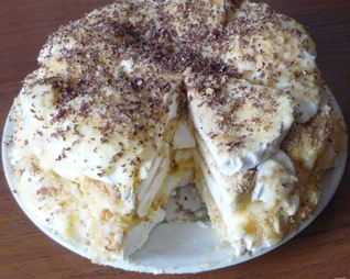 Зефирный торт