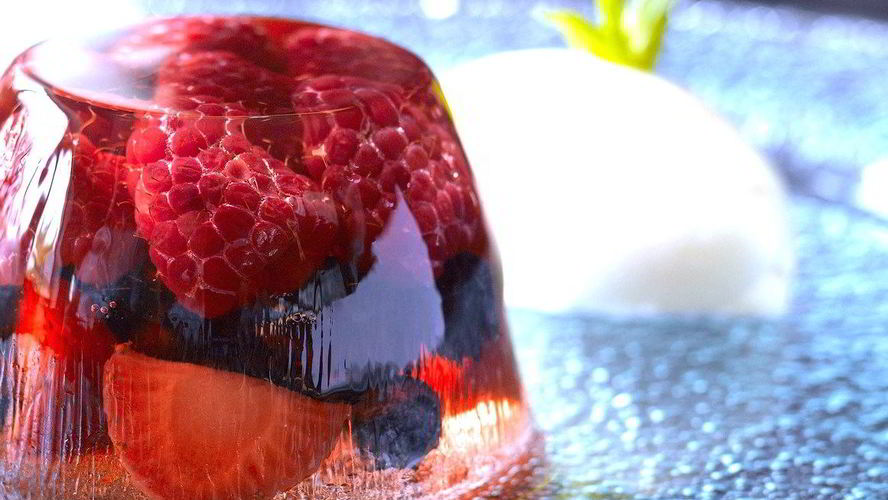 Рецепт желе из розового вина