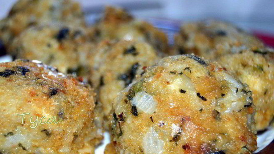 Рецепт аранчинь из зеленого ризотто