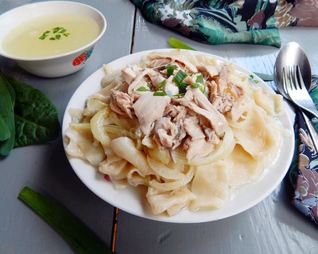 Бешбармак из курицы