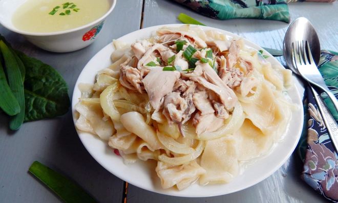 Бешбармак из курицы