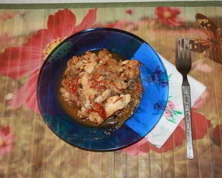 Чахохбили из курицы по-грузински