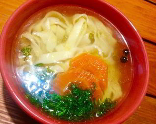 Домашняя лапша на желтках