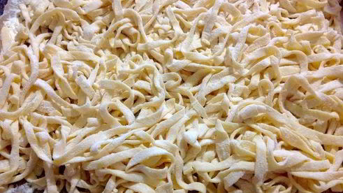 домашняя лапша на желтках