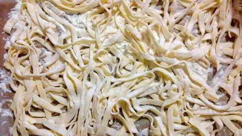 домашняя лапша на желтках