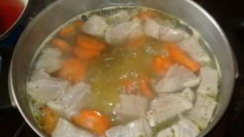 домашняя лапша со свининой