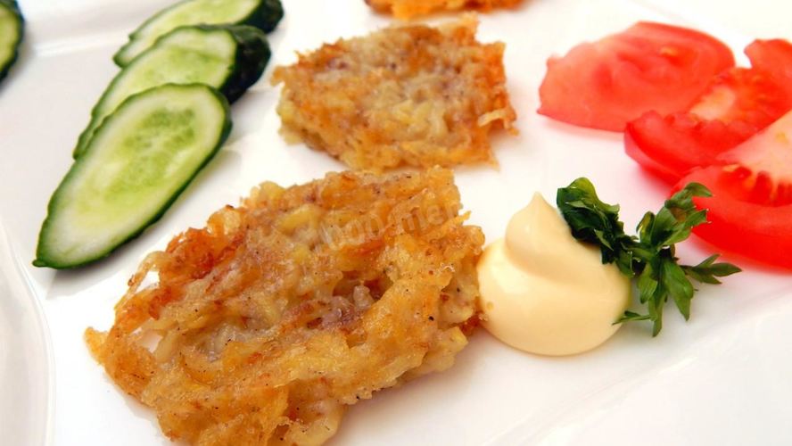 Рецепт драников без яиц