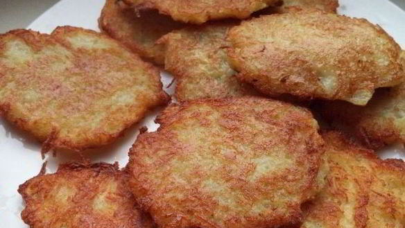 Рецепт Драников картофельных постных
