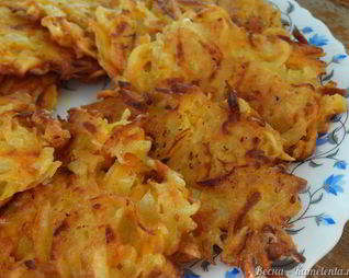 Драники картофельные с тыквой