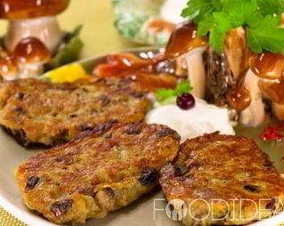 Драники с грибами